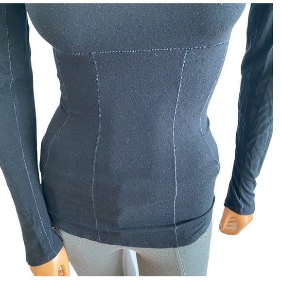 Kit and Ace Black Long Sleeves Shirt Size 4 - Picture 5 of 12